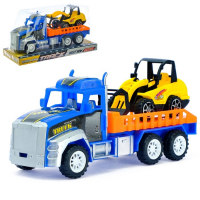 Грузовик инерционный &laquo;Перевозчик&raquo; с погрузчиком, цвета МИКС