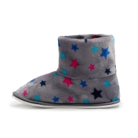 Тапочки женские, цвет серый звезды, размер 36