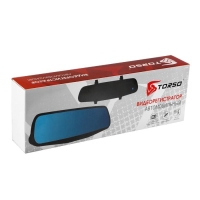 Видеорегистратор TORSO, 2 камеры, HD 1080P, размер 31х8 см, TFT 4.3, обзор 120° Видеорегистратор TORSO, 2 камеры, HD 1080P, размер 31х8 см, TFT 4.3, обзор 120°