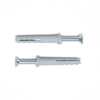 Дюбель-гвоздь "ТУНДРА", распорный, нейлоновый, потайная манжета, 5х30 мм, 100 шт
