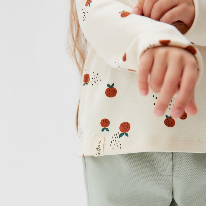 Лонгслив детский KAFTAN Oranges р.32 (110-116) Лонгслив детский KAFTAN Oranges р.32 (110-116)