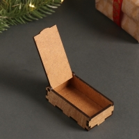 Новогодняя шкатулка "Змея и ёлочка" 7х4х2 см Новогодняя шкатулка "Змея и ёлочка" 7х4х2 см