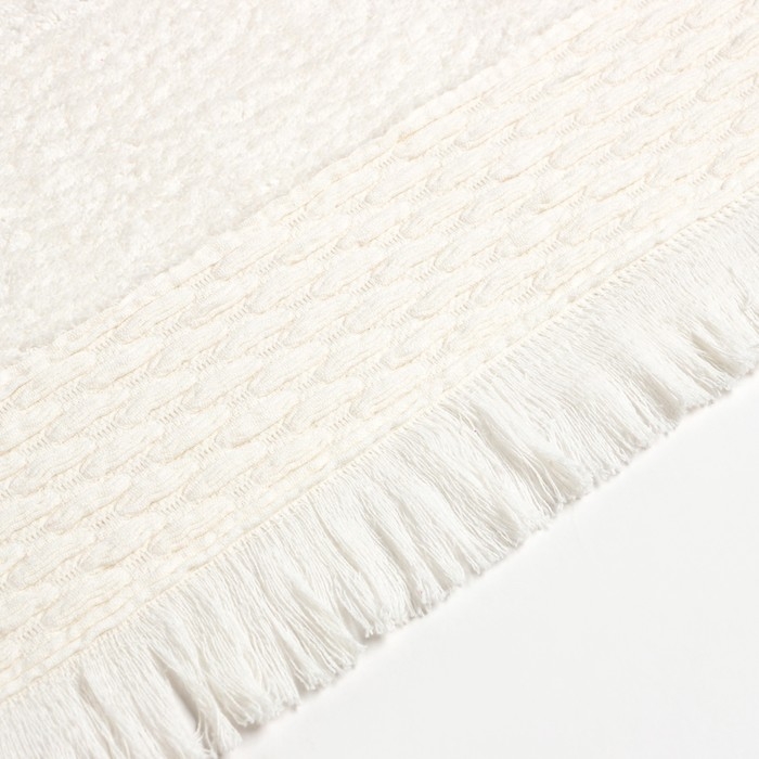 Полотенце махровое Love Life &laquo;Аморе&raquo; 70х140 см, белый, 100% хл, 450 гр/м2