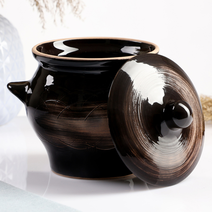 Горшок керамический для запекания №6 старина 0,65 л Горшок керамический для запекания №6 старина 0,65 л