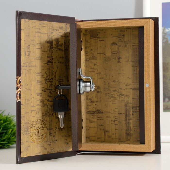 Сейф-книга дерево кожзам Сейф-книга дерево кожзам "Деньги любят счёт" 21х13х5 см