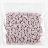 Набор деталей для декора &laquo;Бомбошки&raquo;, 100 шт., размер одной шт. &mdash; 1 см, цвет серый