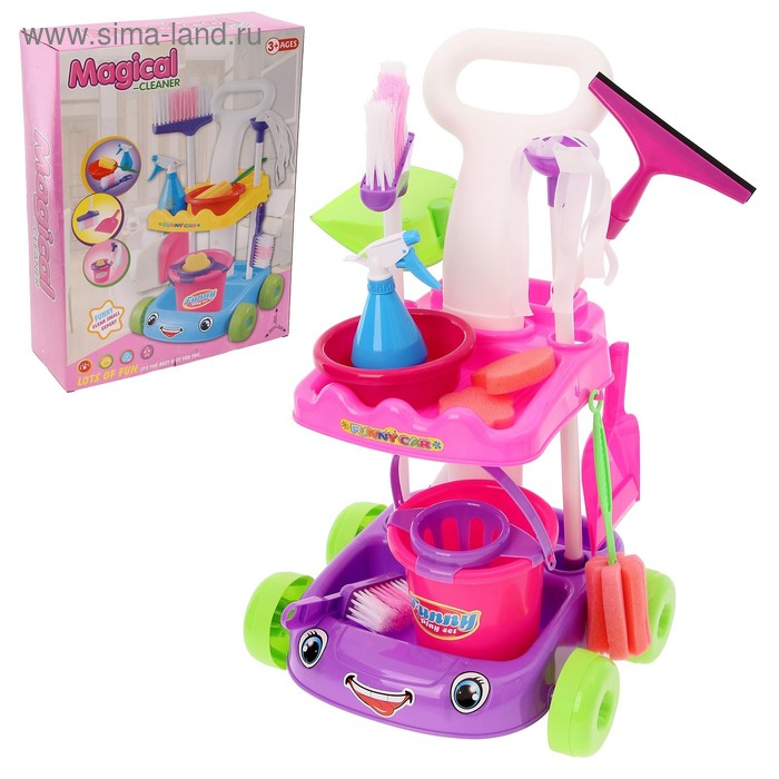 Игровой модуль на колёсах &laquo;Мамина помощница&raquo;, с аксессуарами