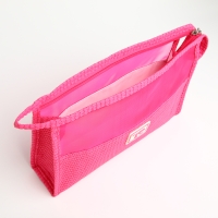 Косметичка на молнии, цвет малиновый Косметичка на молнии, цвет малиновый