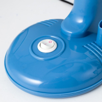 Лампа настольная Е27, "Капелька" с подставкой для ручек,(220В) голубая (304В) RISALUX