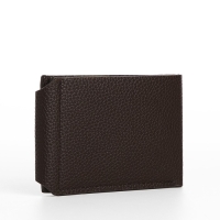 Портмоне мужское на магнитах, отдел для купюр, карт, монет, цвет коричневый Портмоне мужское на магнитах, отдел для купюр, карт, монет, цвет коричневый