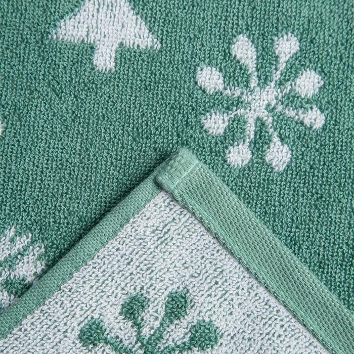 Полотенце махровое Этель «Ёлочки» 50х90см, 100% хлопок, 420гр/м2 Полотенце махровое Этель «Ёлочки» 50х90см, 100% хлопок, 420гр/м2