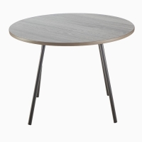 Журнальный столик &laquo;Стандарт&raquo;, Ясень чёрный, d=650 мм