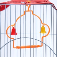 Клетка для птиц укомплектованная Bd-1/4f, 30 х 23 х 39 см, красная Клетка для птиц укомплектованная Bd-1/4f, 30 х 23 х 39 см, красная