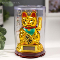 Маятник от солнечной батареи "Манэки-нэко золотой" 9,5х6,5х6,5 см Маятник от солнечной батареи "Манэки-нэко золотой" 9,5х6,5х6,5 см