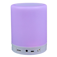 Портативная колонка PERO WS04, 3 Вт, Bluetooth 5.3, 400 мАч, подсветка, белая Портативная колонка PERO WS04, 3 Вт, Bluetooth 5.3, 400 мАч, подсветка, белая