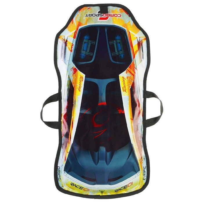 Санки-ледянки &laquo;Машинка №1&raquo;,77х38 см, цвета МИКС