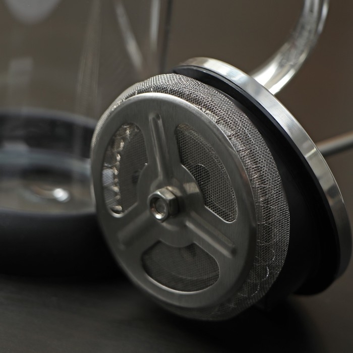 Чайник заварочный френч - пресс «Келли», 350 мл, стекло, цвет чёрный, рисунок МИКС Чайник заварочный френч - пресс «Келли», 350 мл, стекло, цвет чёрный, рисунок МИКС