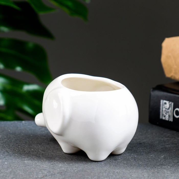 Горшок Горшок "Слоник Уайти" 10х7х6,5см