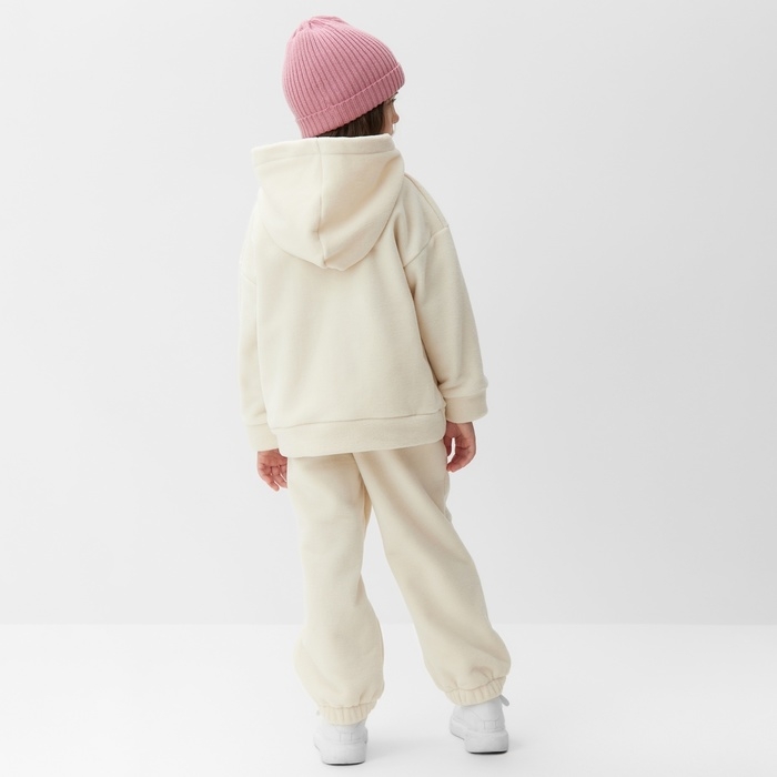 Костюм (худи и брюки) детский MINAKU: Fleece Soft, цвет бежевый, рост 104 см Костюм (худи и брюки) детский MINAKU: Fleece Soft, цвет бежевый, рост 104 см