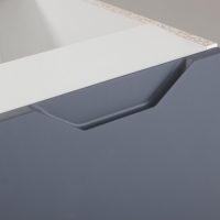 Шкаф напольный 600 под мойку Хельга, 600х500х824, Белый/Маренго софт МДФ Шкаф напольный 600 под мойку Хельга, 600х500х824, Белый/Маренго софт МДФ