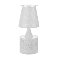 Аромалампа с подсветкой "Узор" Е27 40Вт+RGB белый 13х13х30 см Аромалампа с подсветкой "Узор" Е27 40Вт+RGB белый 13х13х30 см