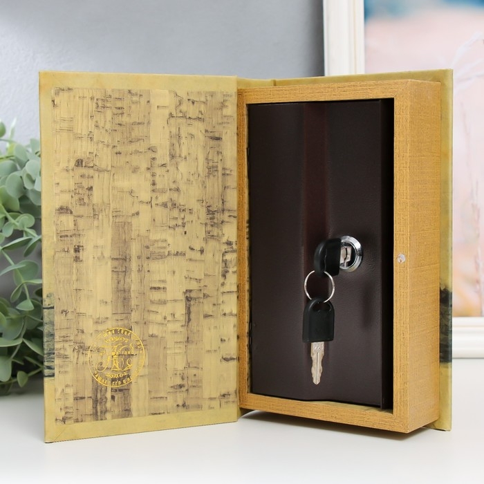 Сейф-книга дерево кожзам Сейф-книга дерево кожзам "Граф Монте-Кристо" 21х13х5 см