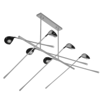 Люстра «6 клюшек» 120 × 73 см, 6 × 10 Вт, алюминий, пластик, свечение тёплое белое Люстра «6 клюшек» 120 × 73 см, 6 × 10 Вт, алюминий, пластик, свечение тёплое белое