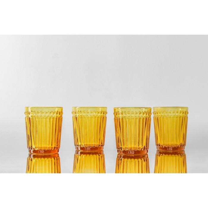 Стакан стеклянный &laquo;Босфор&raquo;, 250 мл, цвет жёлтый