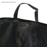 Накидка-органайзер, 3 кармана, 600х400 мм, черный Накидка-органайзер, 3 кармана, 600х400 мм, черный