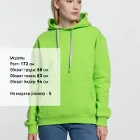 Толстовка с капюшоном Kirenga Heavy, зеленое яблоко, размер 4XL