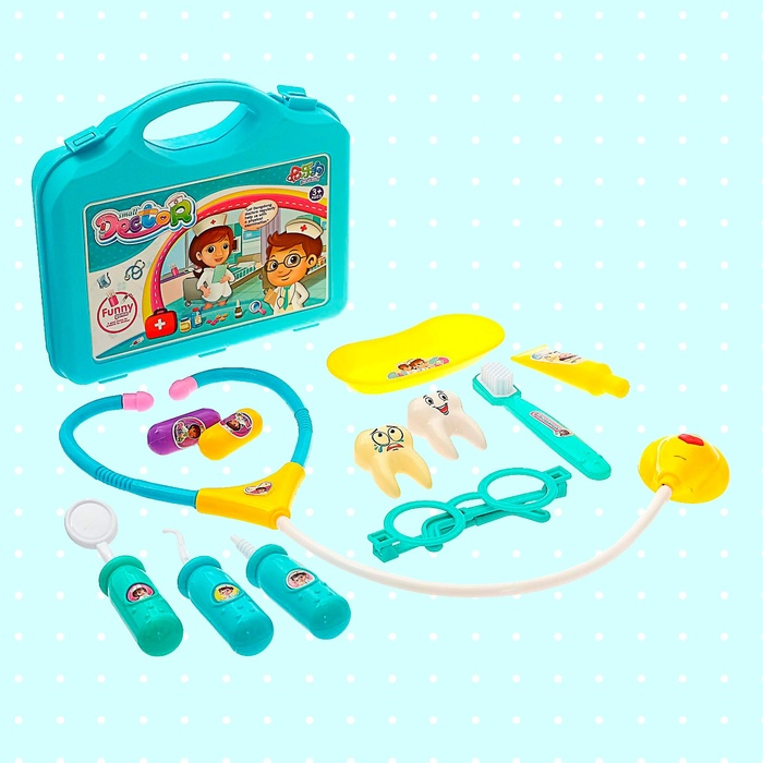 Игровой набор доктора &laquo;Лечим зубки&raquo; в чемодане