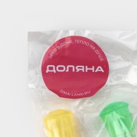 Набор гейзеров на бутылку Доляна &laquo;Яркоцвет&raquo;, 3 шт, цвет МИКС