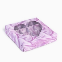 Коробка для конфет «Шёлковое сердце», 18.9 х 18.9 х 3.8 см Коробка для конфет «Шёлковое сердце», 18.9 х 18.9 х 3.8 см