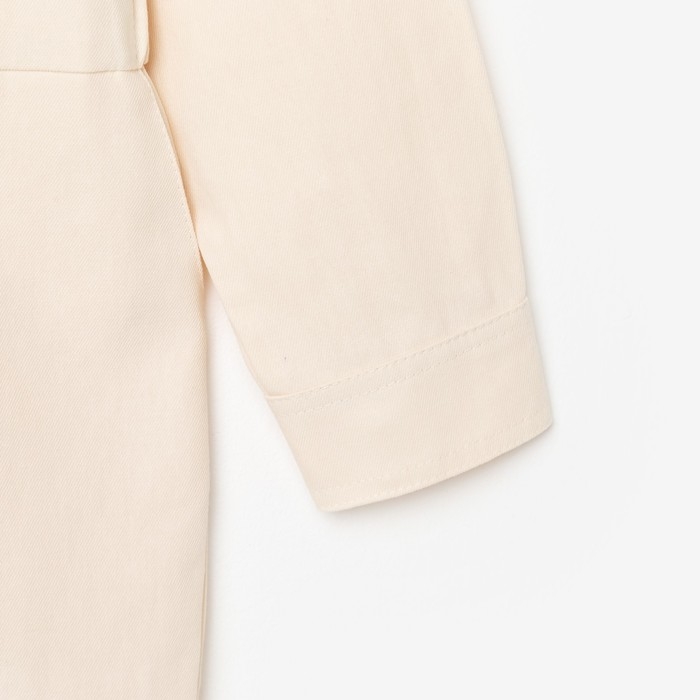 Комбинезон для девочки MINAKU: Casual collection KIDS цвет бежевый, рост 122