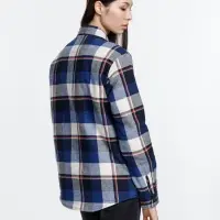 Куртка-рубашка оверсайз унисекс Noah, синяя, размер 3XL/4XL