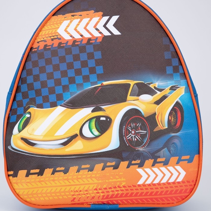 Рюкзак детский для мальчика &laquo;Крутая тачка&raquo;, 23х20,5 см, отдел на молнии