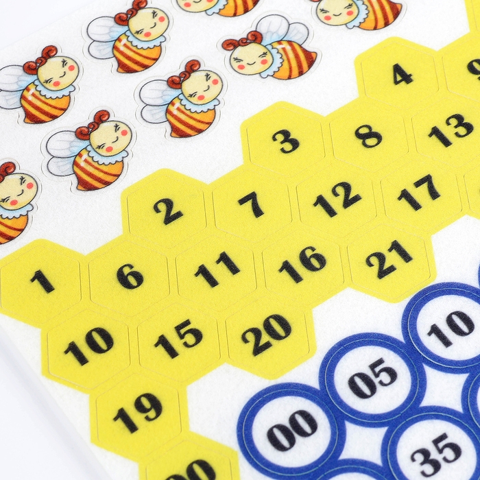 Счётный материал &laquo;Пчёлкины часики&raquo;