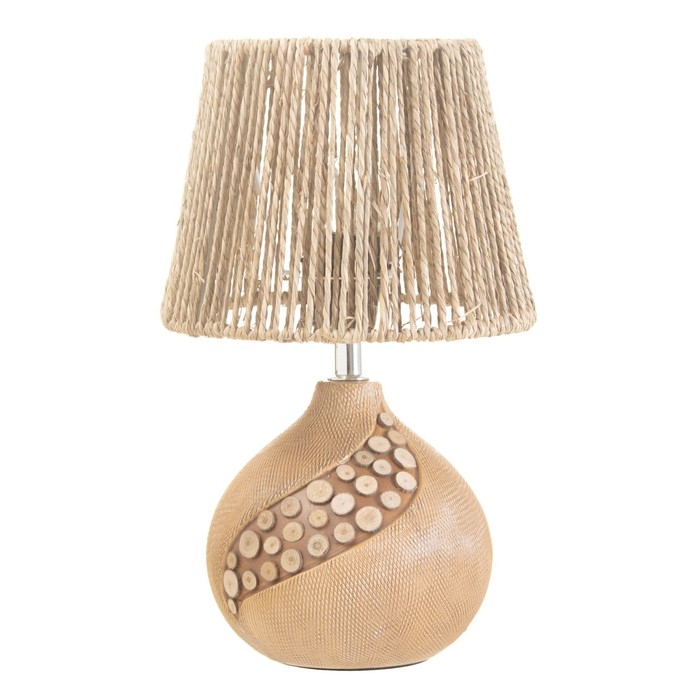 Настольная лампа Настольная лампа "Арбрески" E27 40Вт светлое дерево 20х20х33 см RISALUX