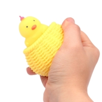 Антистресс сквиш мялка «Цыпа», цвета МИКС, в шоубоксе Антистресс сквиш мялка «Цыпа», цвета МИКС, в шоубоксе