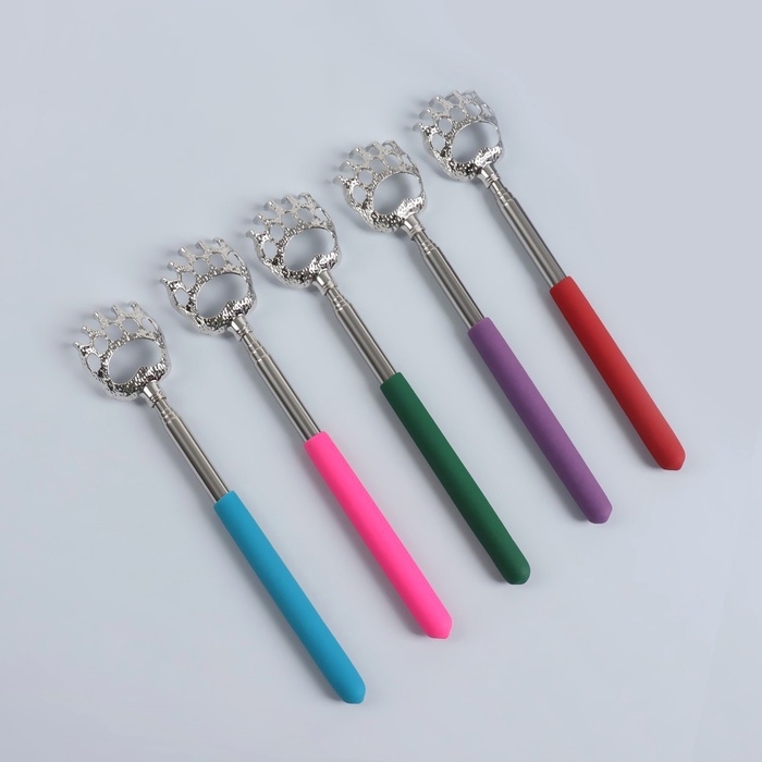 Телескопическая чесалка для спины, 21 / 58 см, цвет МИКС Телескопическая чесалка для спины, 21 / 58 см, цвет МИКС