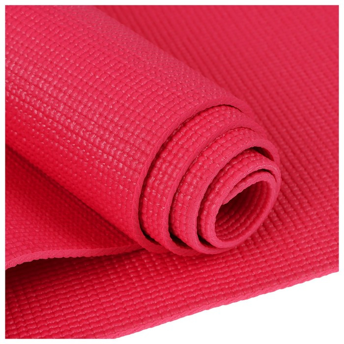 Коврик для йоги Sangh, 173&times;61&times;0,4 см, цвет розовый