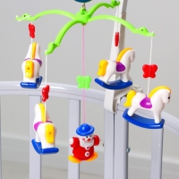 Мобиль музыкальный на кроватку &laquo;Милый малыш. Лошадки&raquo;, заводной, Крошка Я