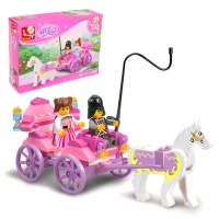 Конструктор &laquo;Розовая мечта: прогулка на карете&raquo;, 99 деталей