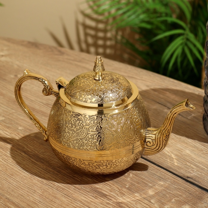 Чайник 25х12х18 см, латунь Чайник 25х12х18 см, латунь