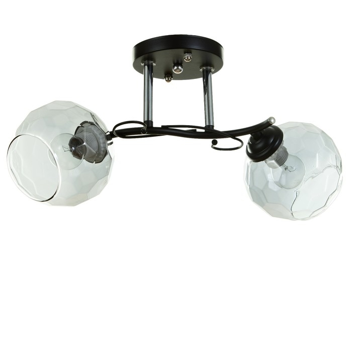 Люстра Люстра "Саманта" 2хЕ27 40Вт черный 33х33х26 см BayerLux