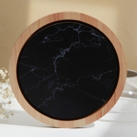 Блюдо с крышкой «Черный мрамор», 15 см Блюдо с крышкой «Черный мрамор», 15 см