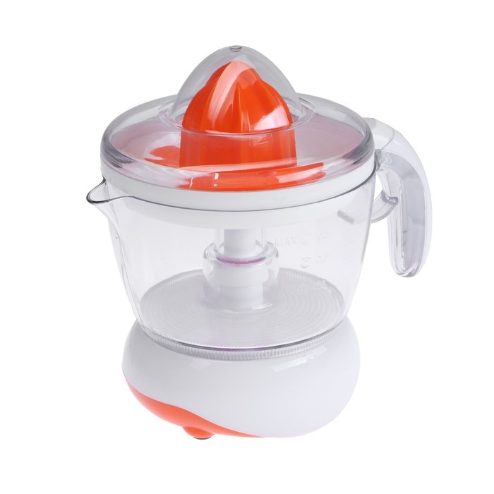 Соковыжималка Luazon LJE-001, для цитрусовых, 40 Вт, 0,7 л, бело-оранжевая Соковыжималка Luazon LJE-001, для цитрусовых, 40 Вт, 0,7 л, бело-оранжевая