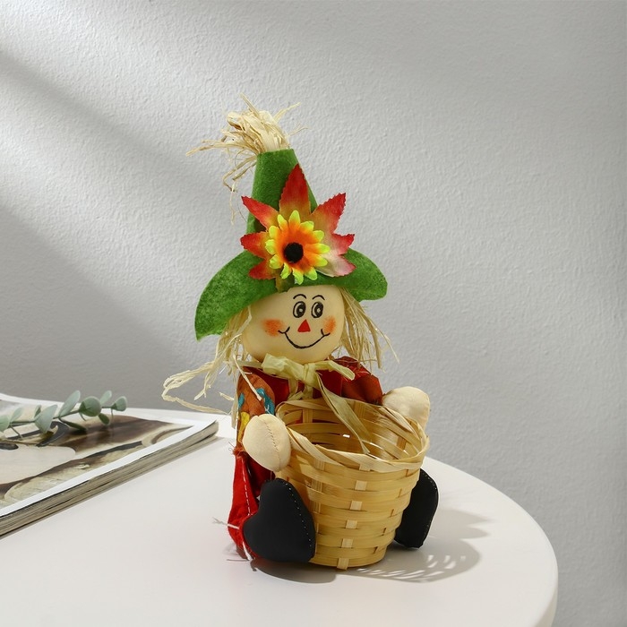 Подставка для цветов, на 1 горшок, d = 7,5 см, h = 7,5 см, МИКС, &laquo;Пугало&raquo;, Greengo