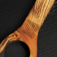 Доска деревянная для подачи шотов Wild Kitchen, 45.5&times;6.5&times;6 см, в обжиге, цельный кедр