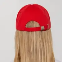 Бейсболка Honor, красная с белым кантом Бейсболка Honor, красная с белым кантом